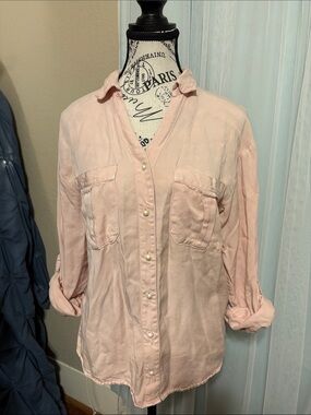 Haute Monde Pale Pink Button-Down Shirt